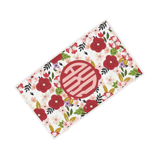Alpha Chi Omega Floral Beach Towel - Ivy Society