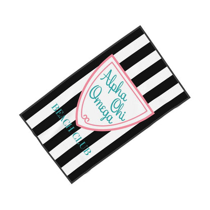 Alpha Chi Omega Beach Club Beach Towel - Ivy Society