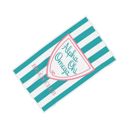 Alpha Chi Omega Beach Club Beach Towel - Ivy Society