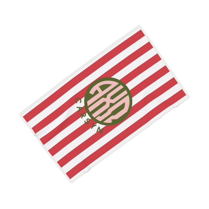 Alpha Chi Omega Personalized Monogram Towel - Ivy Society