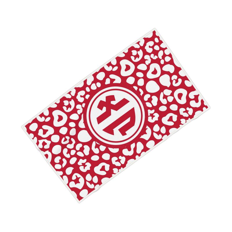Chi Omega Leopard Beach Towel - Ivy Society