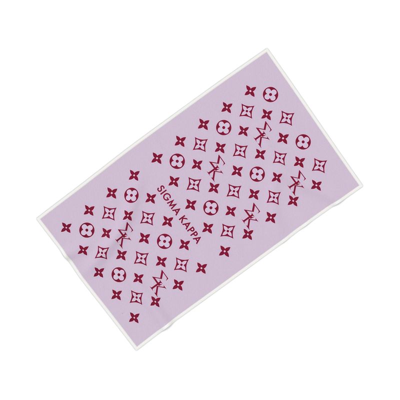Sigma Kappa Print Beach Towel - Ivy Society