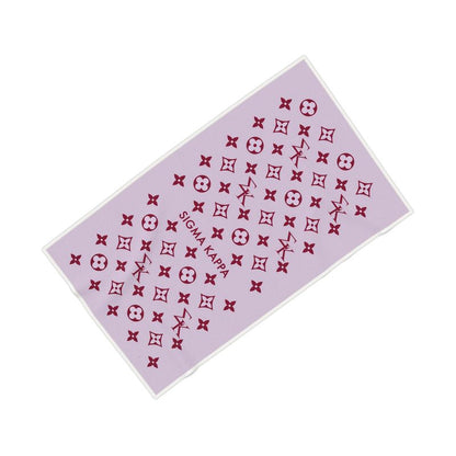 Sigma Kappa Print Beach Towel - Ivy Society