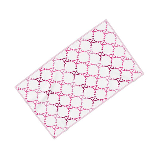 Delta Zeta Pink Print Beach Towel - Ivy Society