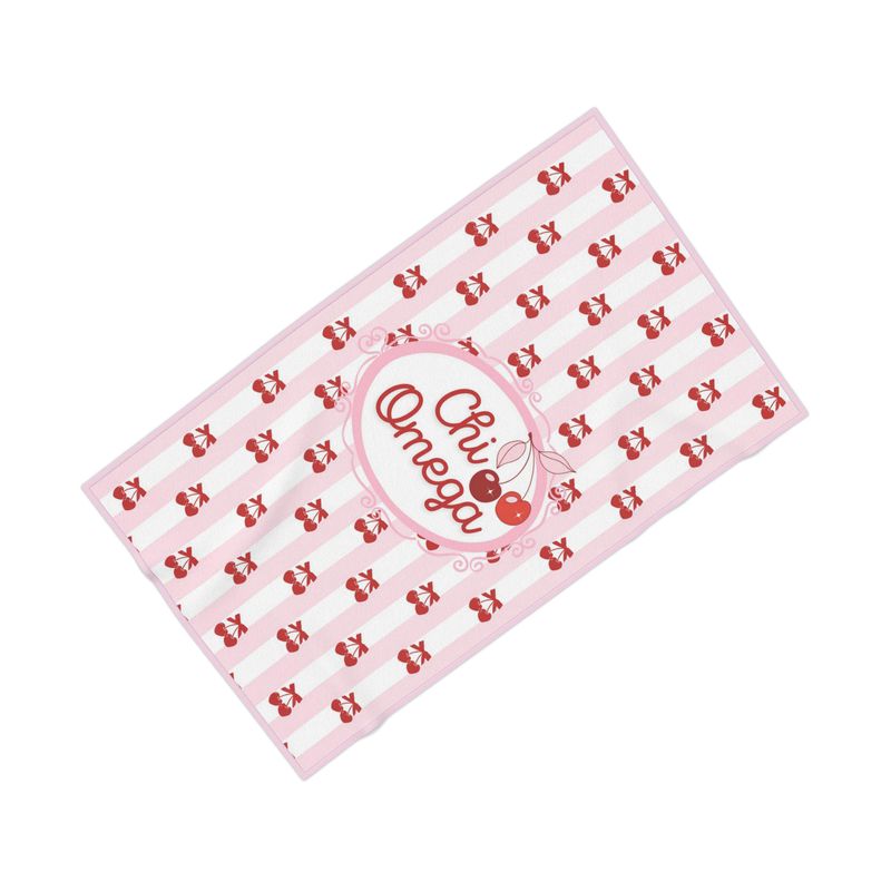 Chi Omega Cherry Beach Towel - Ivy Society