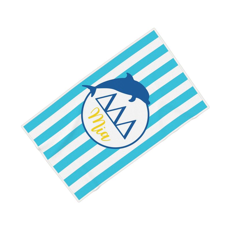 Tri Delta Personalized Beach Towel - Ivy Society