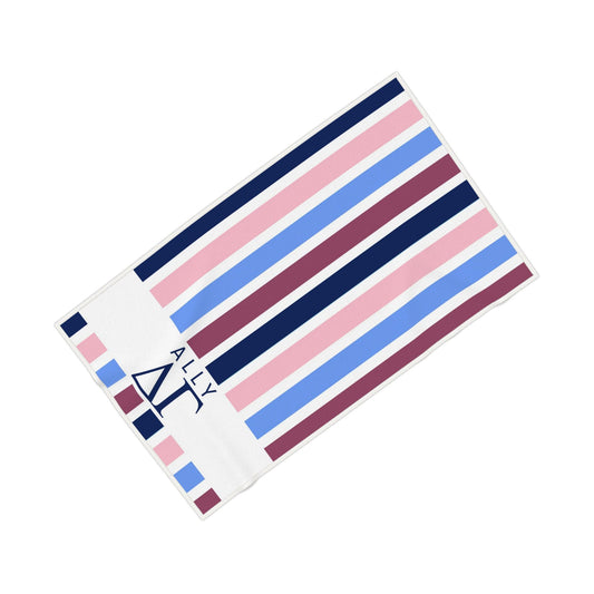 Delta Gamma Personalized Stripe Beach Towel