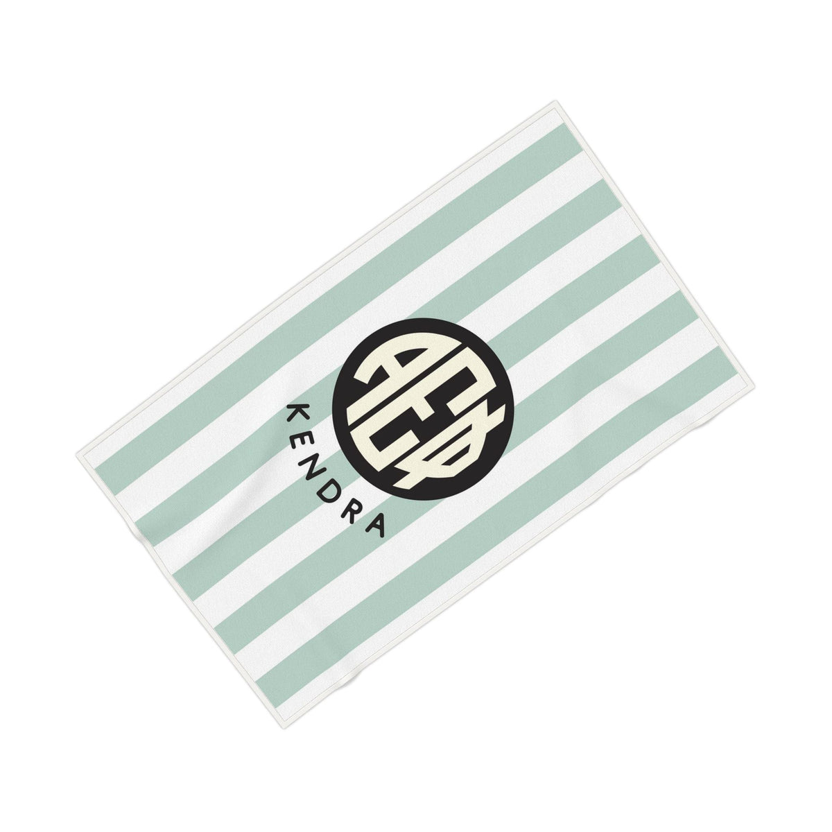 Alpha Epsilon Phi Personalized Stripe Beach Towel