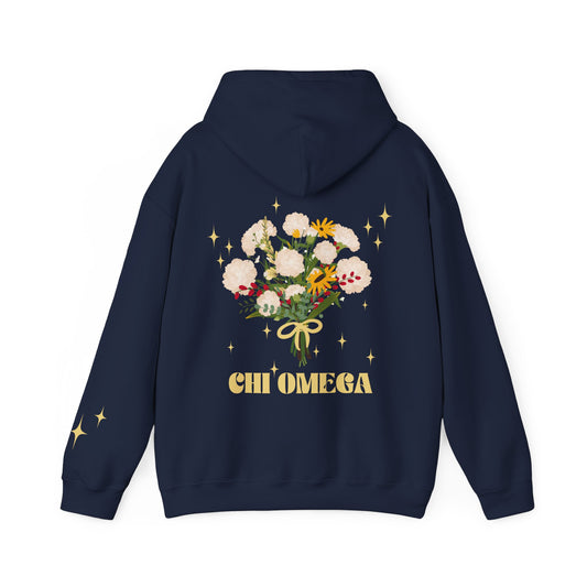 Chi Omega Bouquet Hoodie - Ivy Society