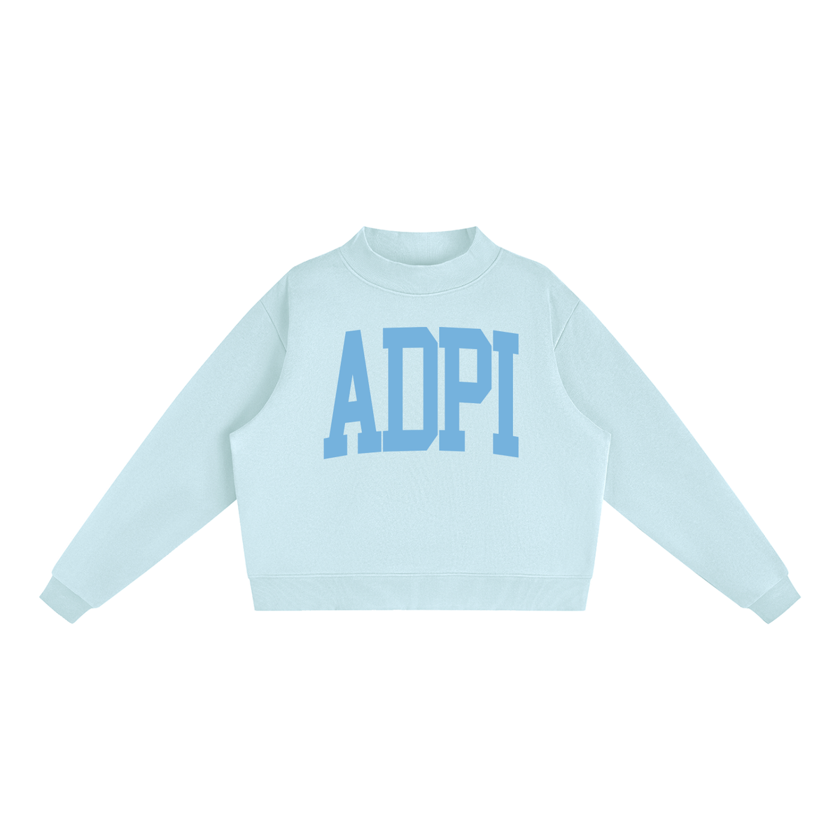 Alpha Delta Pi Big Mock Neck Sweatshirt