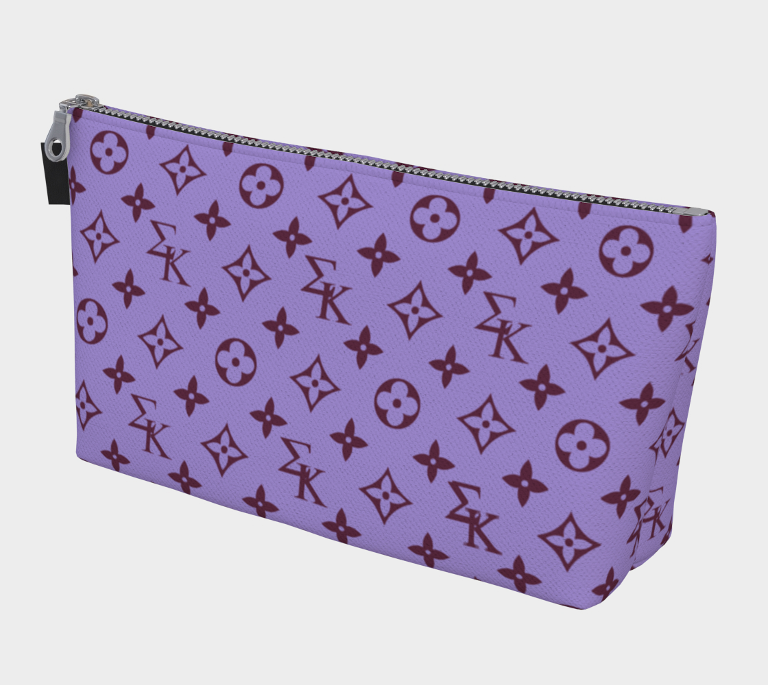 Sigma Kappa Design Makeup Bag