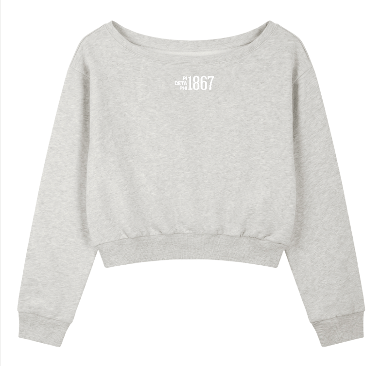 Pi Beta Phi 1867 Off The Shoulder Sweatshirt
