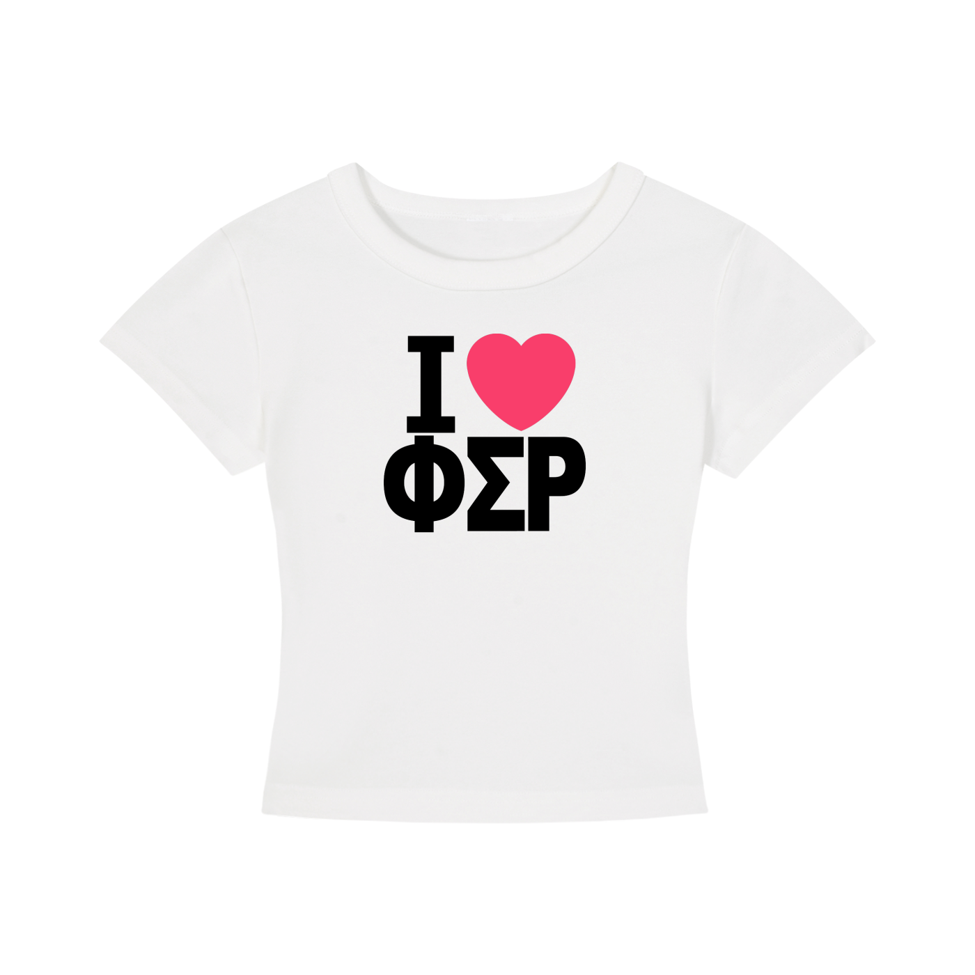 I Heart Phi Sigma Rho Baby Tee