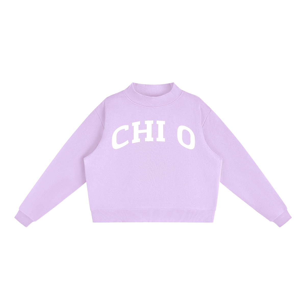 Chi Omega Mock Neck Sweatshirts