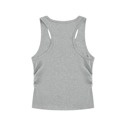 Phi Mu Athletic Ruched Tank Top