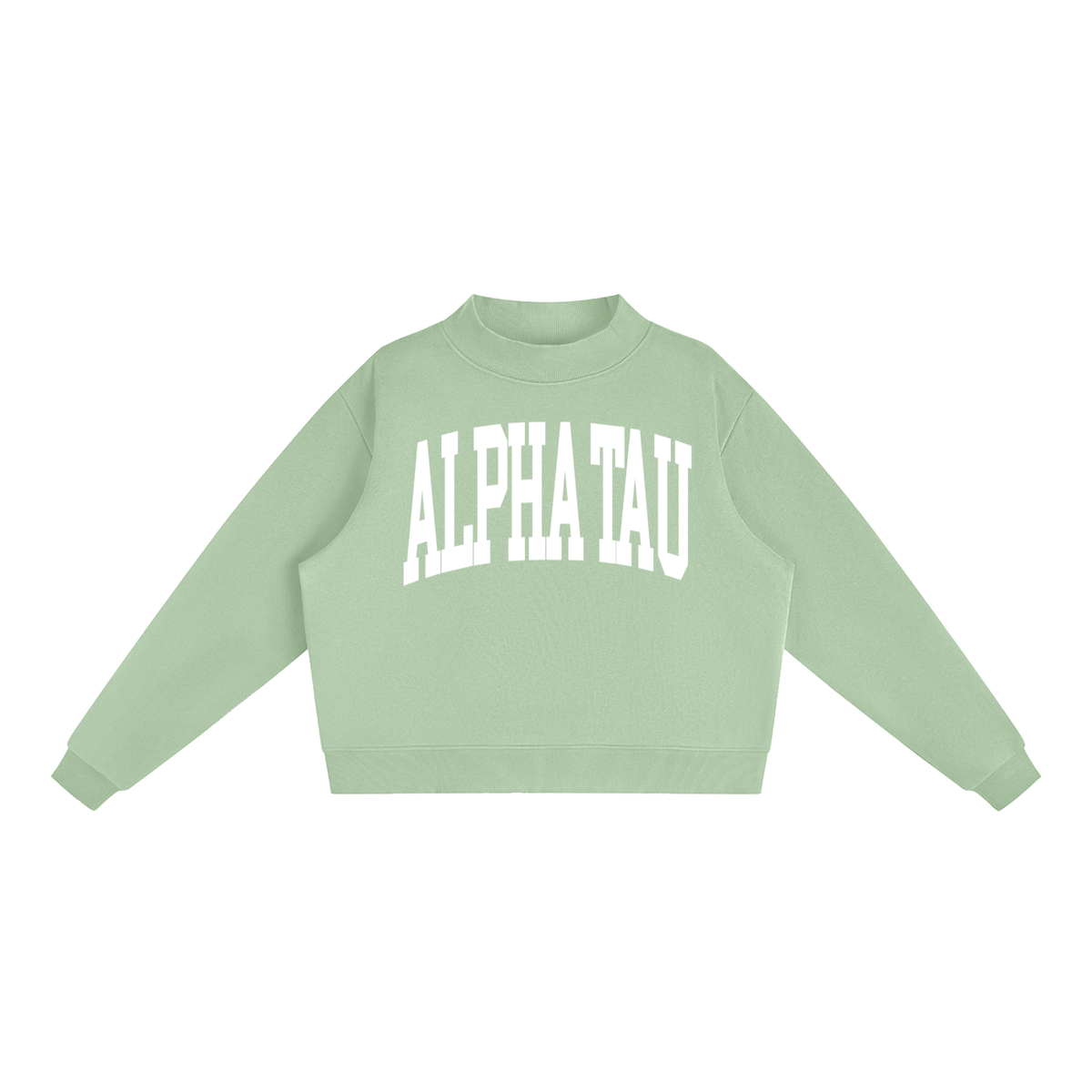 Alpha Sigma Tau Mock Neck Sweatshirt