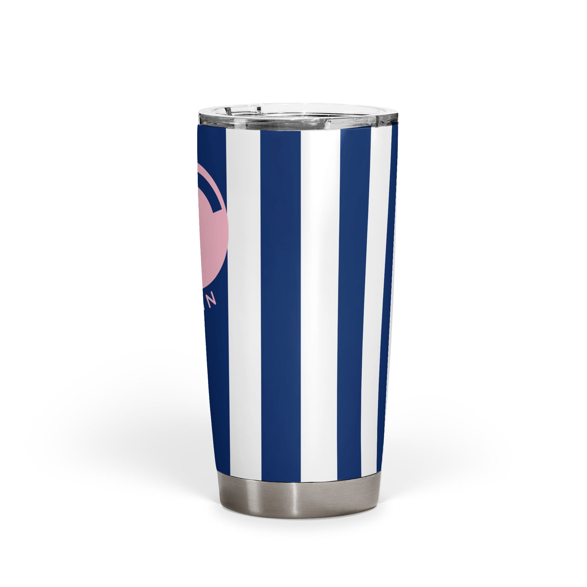 Delta Gamma Personalized Striped Tumbler - Ivy Society