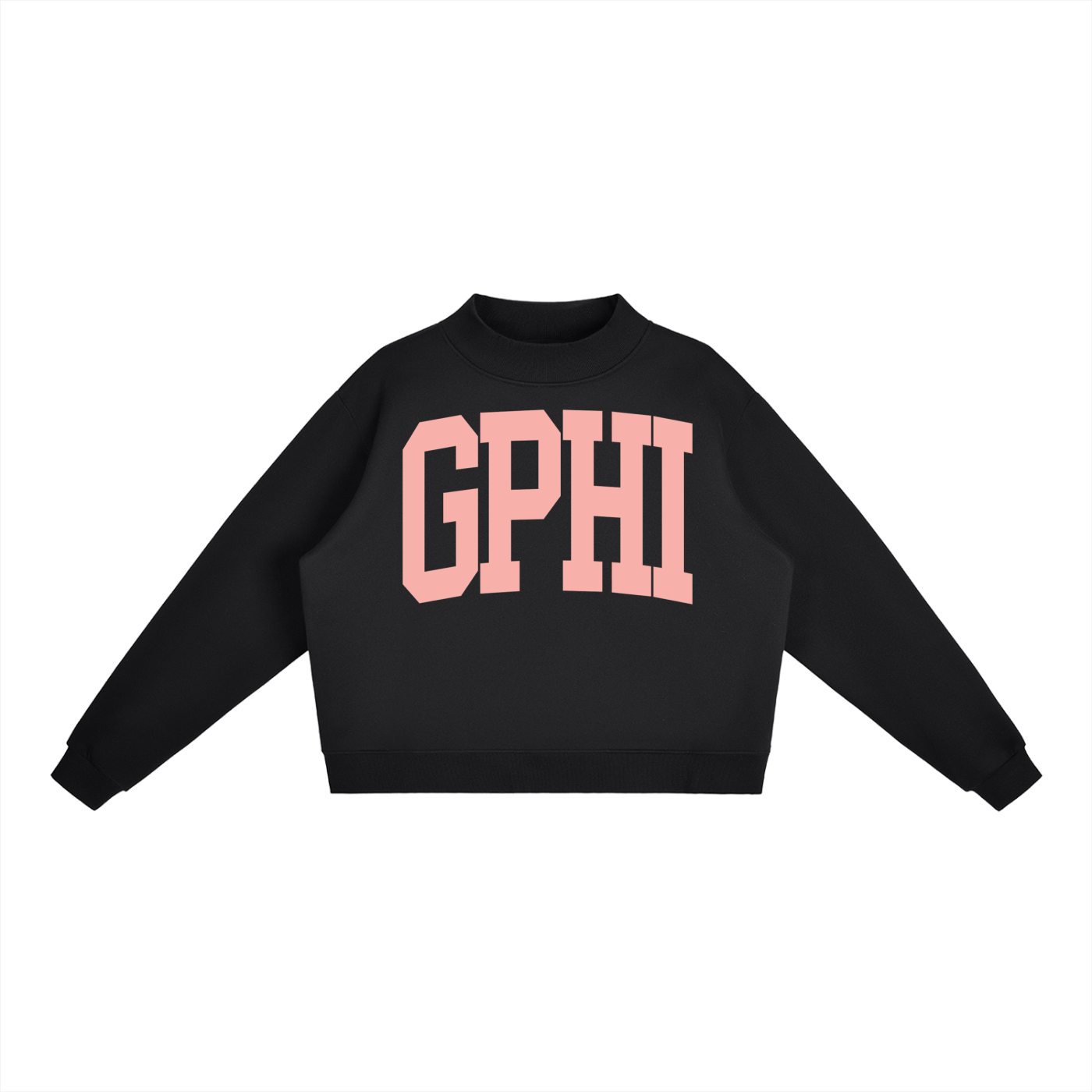Gamma Phi Beta Big Mock Neck Sweatshirt - Ivy Society