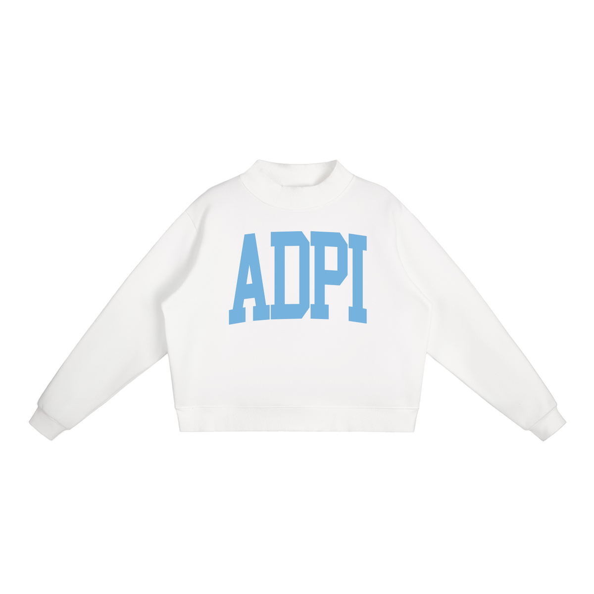 Alpha Delta Pi Big Mock Neck Sweatshirt