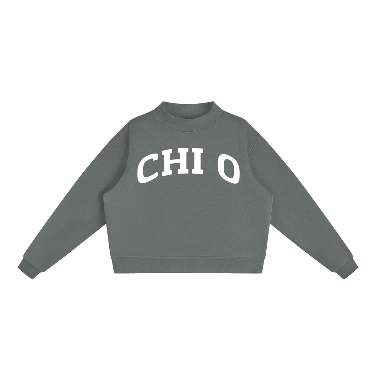 Chi Omega Mock Neck Sweatshirts