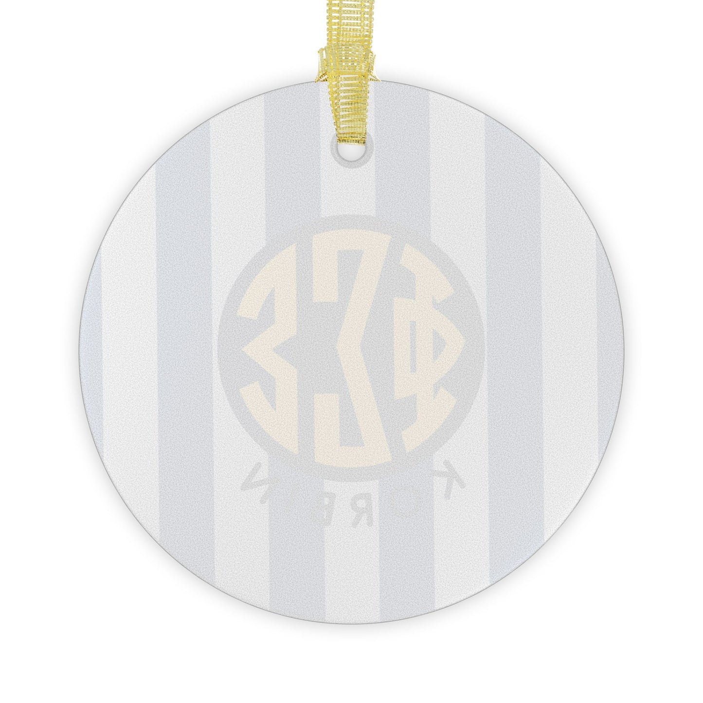 Phi Sigma Sigma Personalized Stripe Ornament - Ivy Society