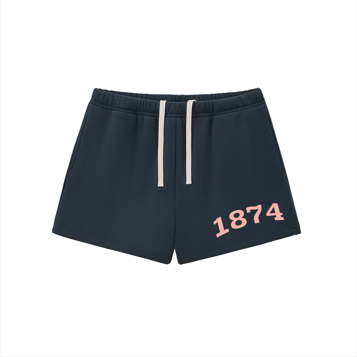 Gamma Phi Beta Blush Fleece Drawstring Shorts