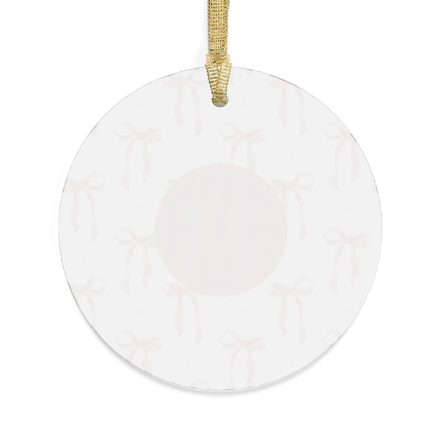 Alpha Sigma Alpha Acrylic Bow Ornament - Ivy Society