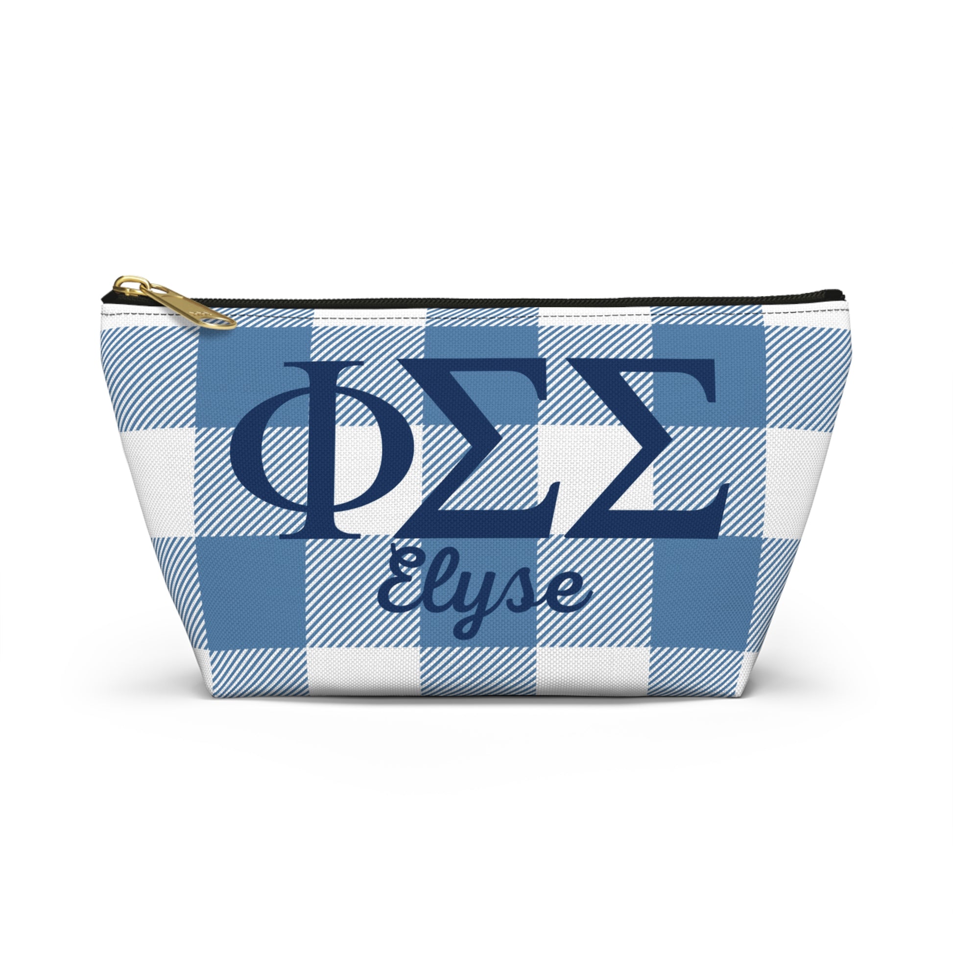 Phi Sigma Sigma Personalized Makeup Bag - Ivy Society