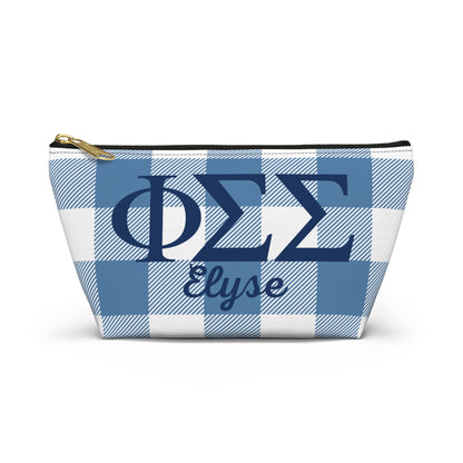 Phi Sigma Sigma Personalized Makeup Bag - Ivy Society