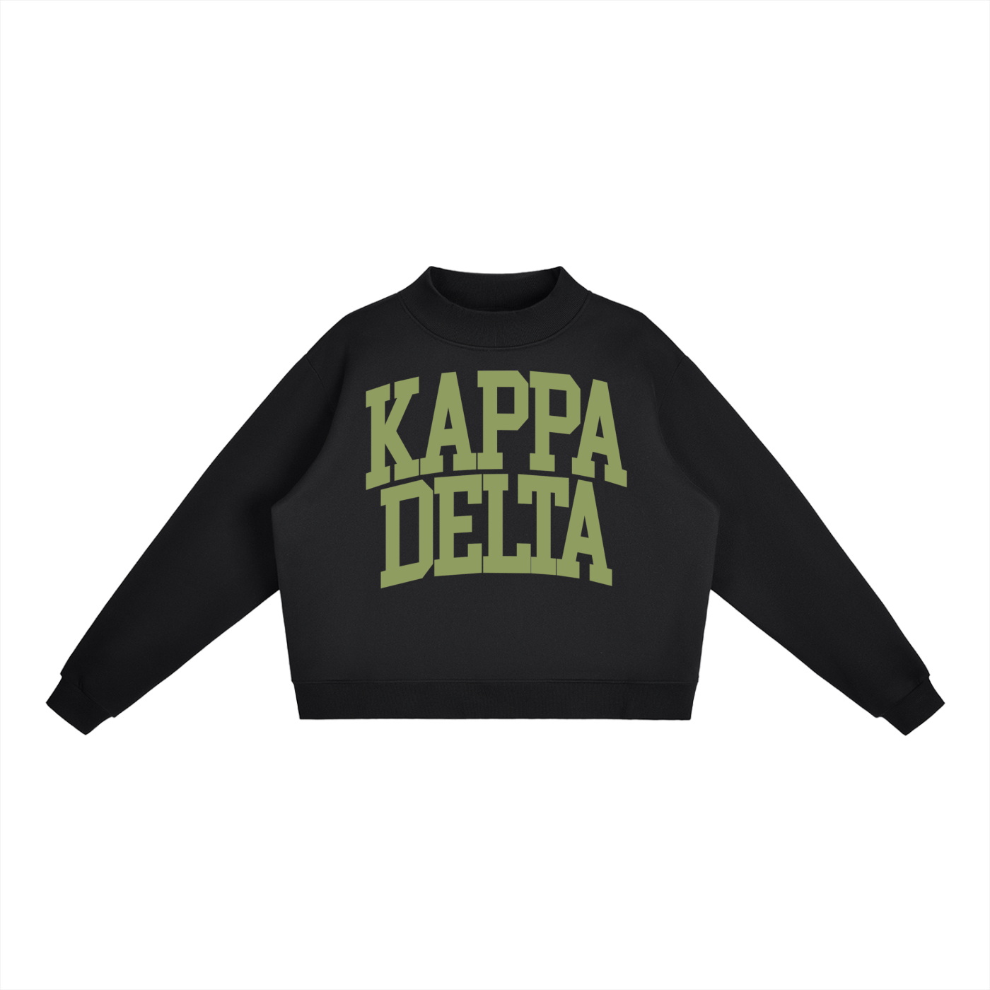 Kappa Delta Big Mock Neck Sweatshirt - Ivy Society