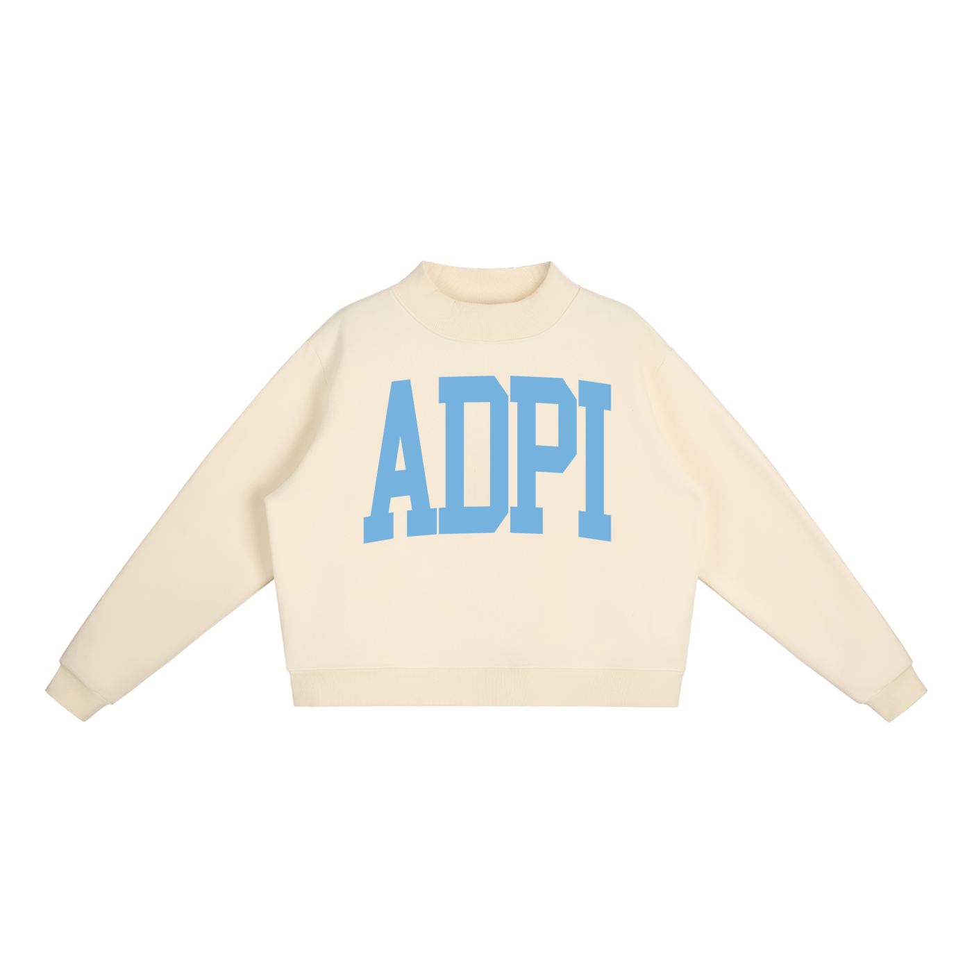 Essential Fleece Mock-Neck Crew Sweatshirt - Ivy Society
