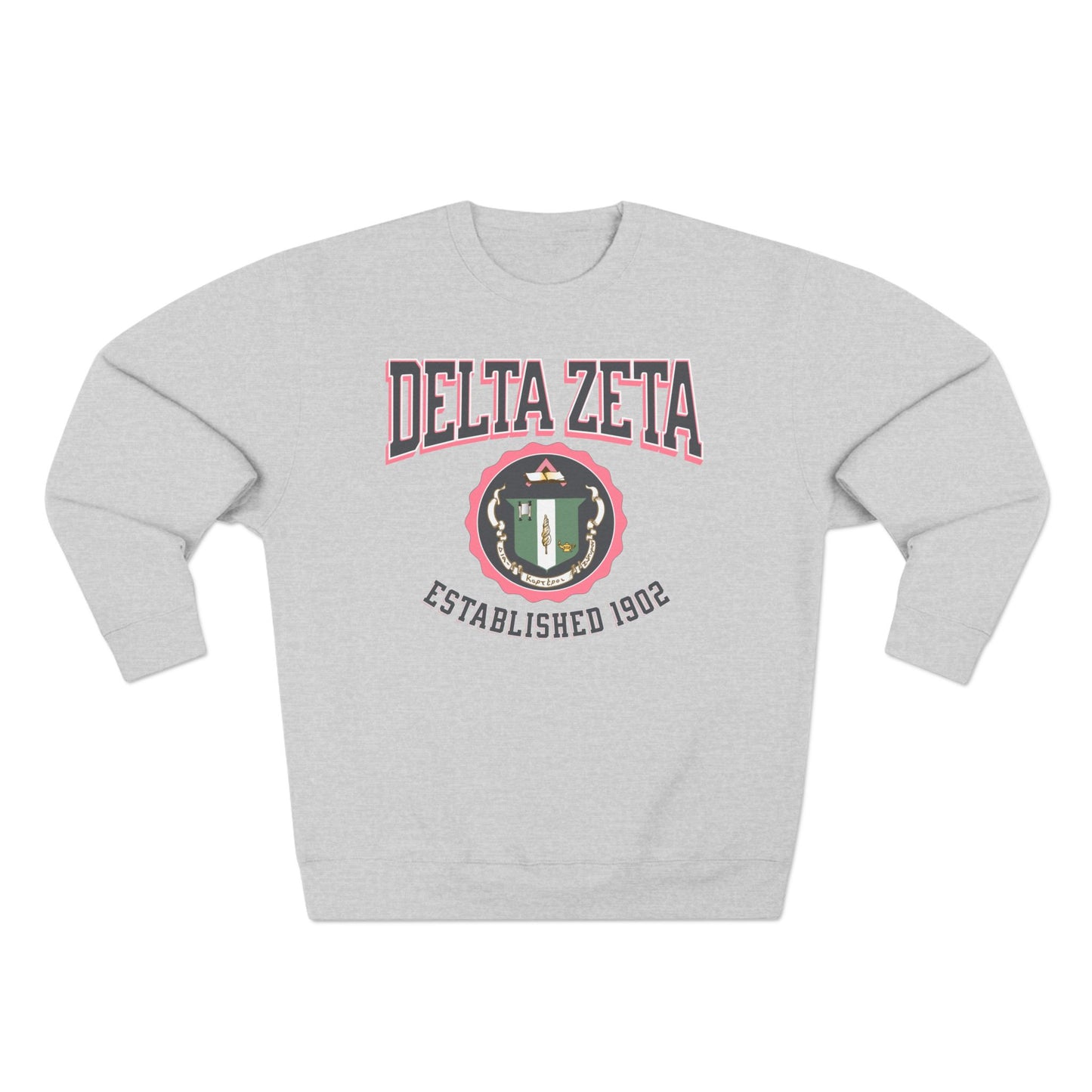 Delta Zeta Crest Sweatshirt - Ivy Society