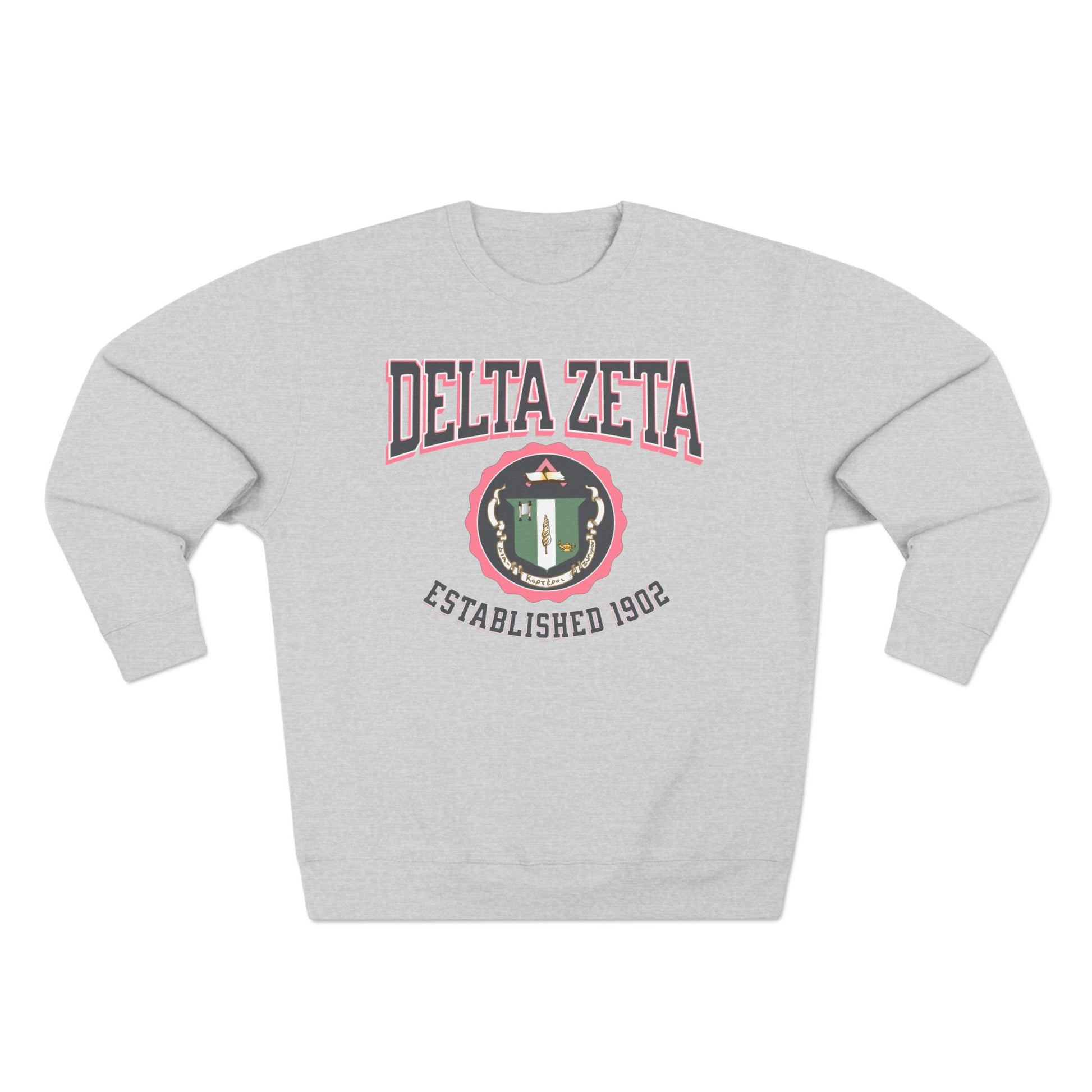 Delta Zeta Crest Sweatshirt - Ivy Society