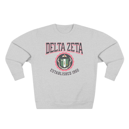 Delta Zeta Crest Sweatshirt - Ivy Society
