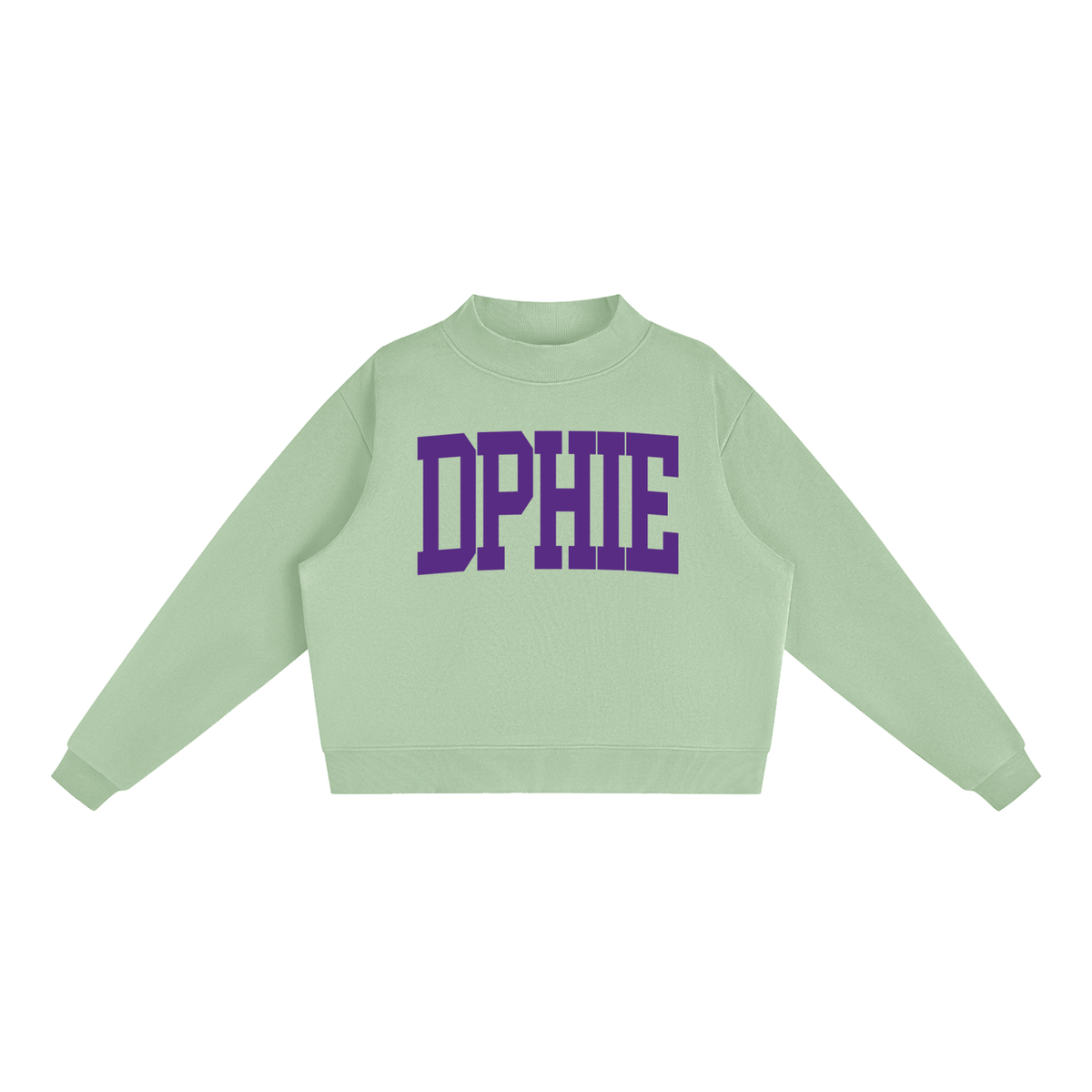 Delta Epsilon Phi Big Mock Neck Sweatshirt