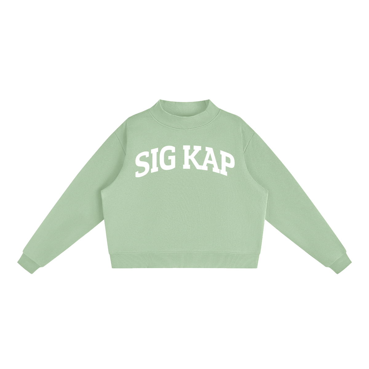 Sigma Kappa Mock Neck Sweatshirt