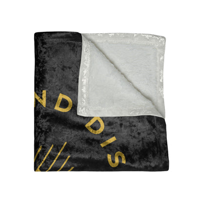 Custom Company Merch Crushed Velvet Blanket