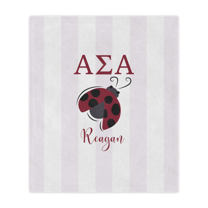 Alpha Sigma Alpha Personalized Blanket - Ivy Society