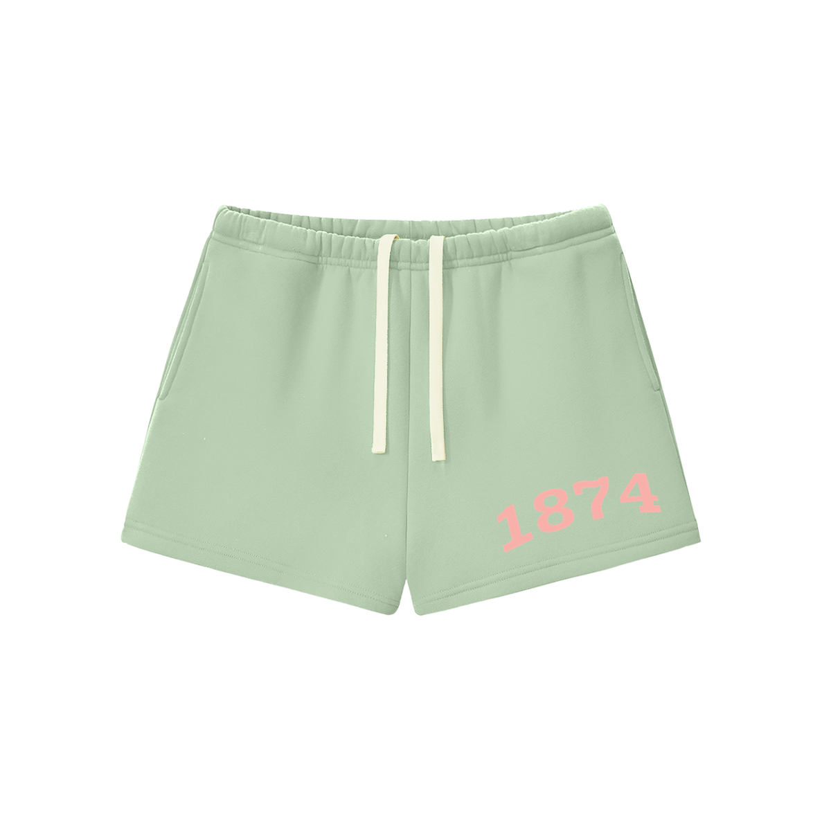 Gamma Phi Beta Blush Fleece Drawstring Shorts