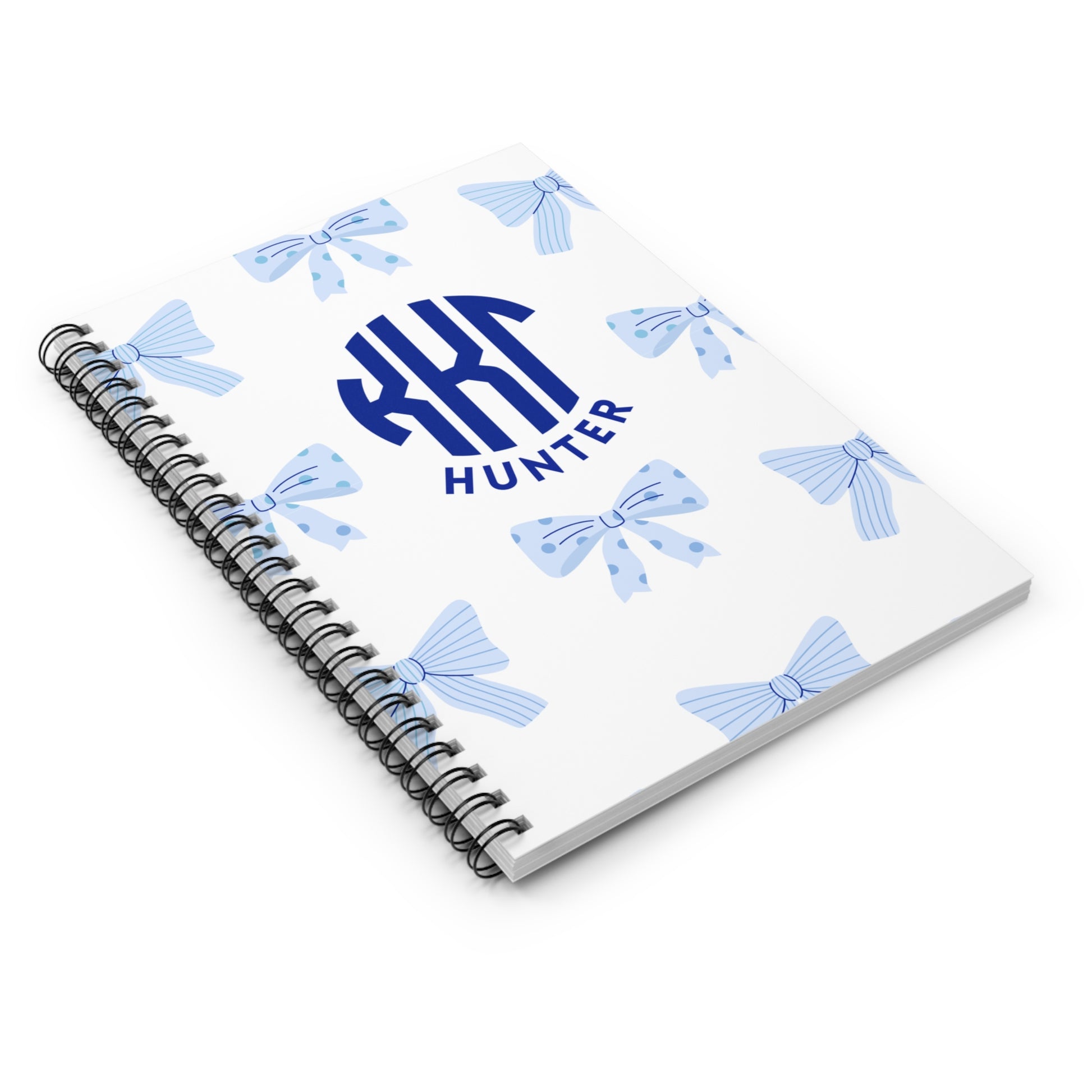 Kappa Kappa Gamma Personalized Bow Notebook - Ivy Society