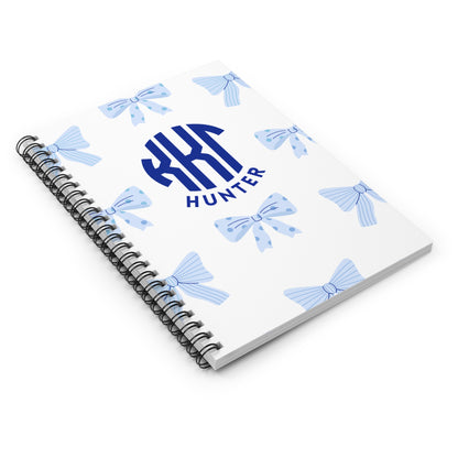 Kappa Kappa Gamma Personalized Bow Notebook - Ivy Society