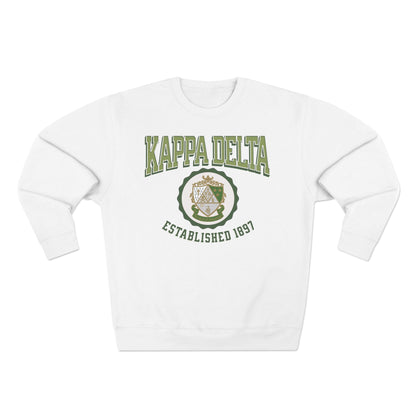 Kappa Delta Crest Sweatshirt - Ivy Society