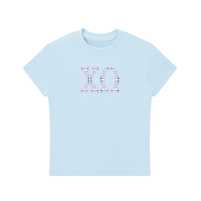 Chi Omega Pretty Tee - Ivy Society