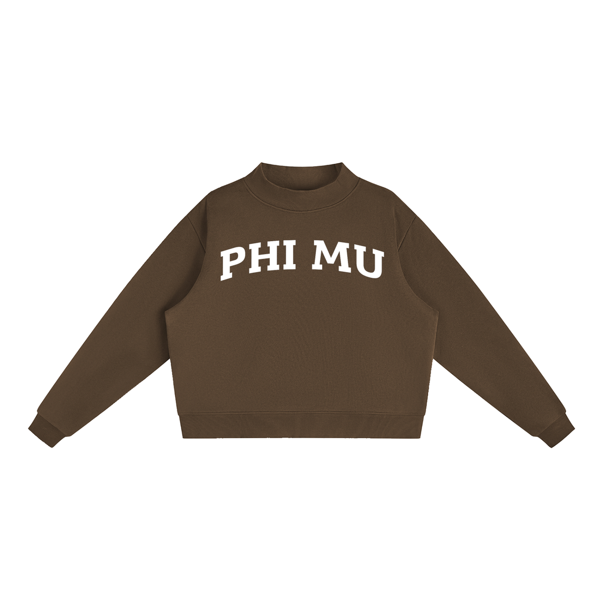Phi Mu Mock Neck Sweatshirt
