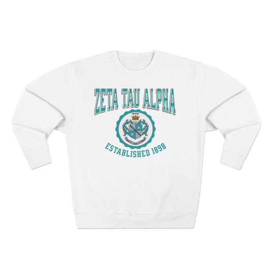Zeta Tau Alpha Crest Sweatshirt