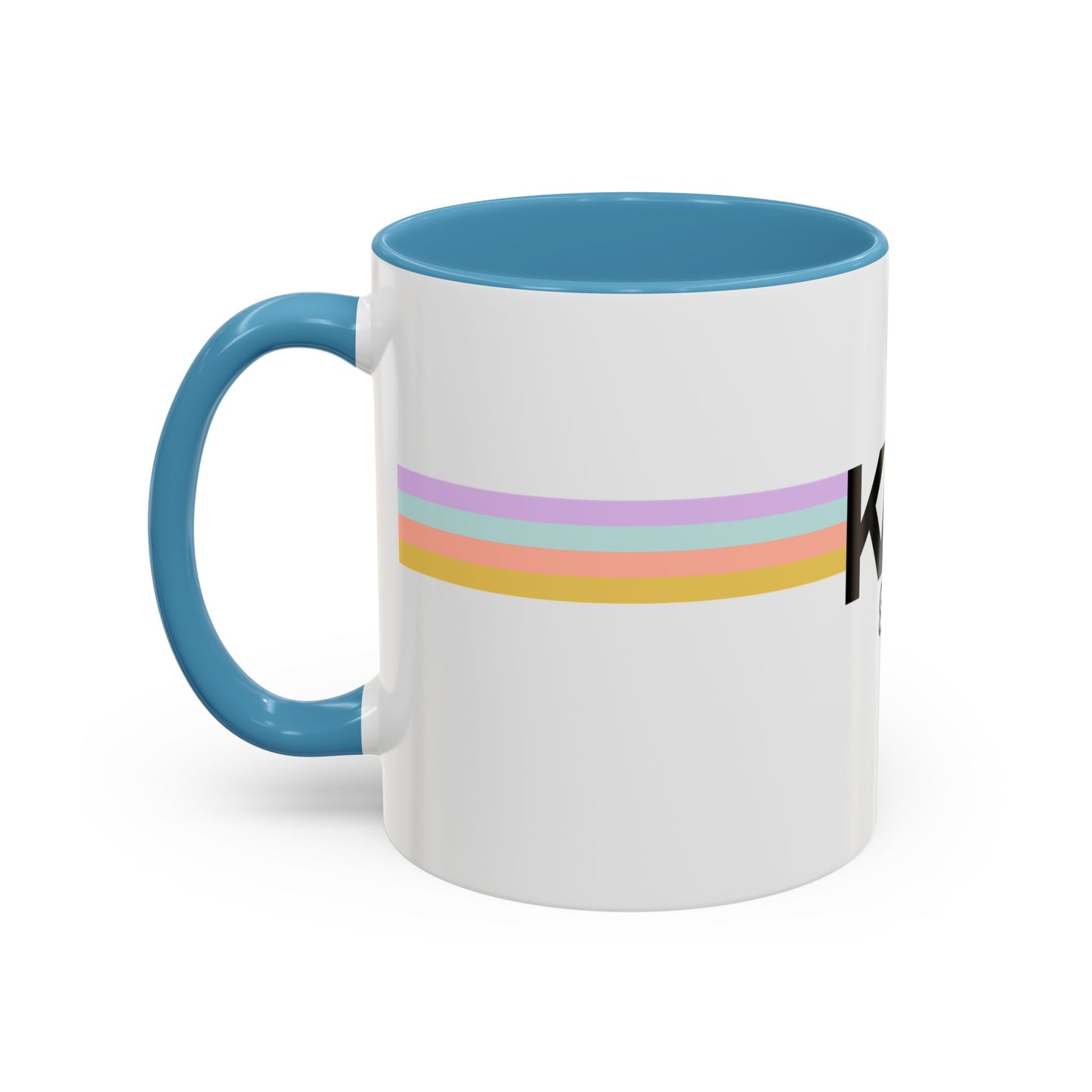 Kappa Alpha Theta Retro Stripe Personalized Mug - Ivy Society