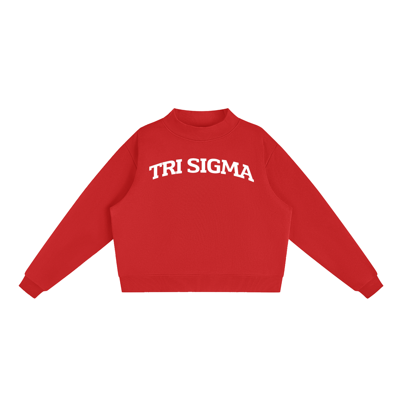 Tri Sigma Mock Neck Sweatshirt