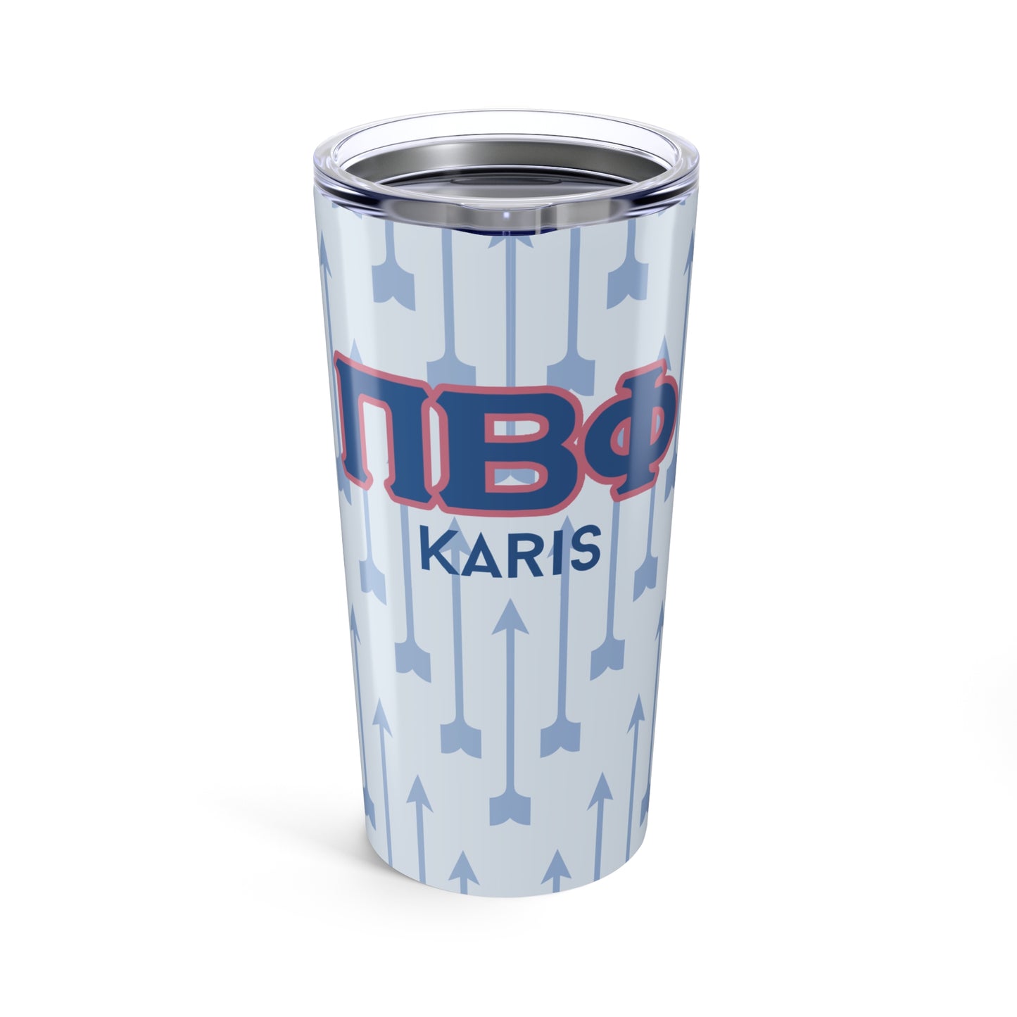 Pi Beta Phi Personalized Arrow Tumbler - Ivy Society