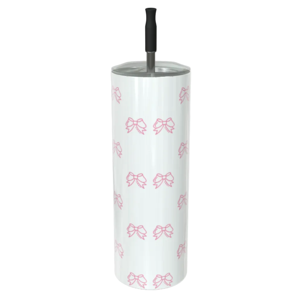 Alpha Omicron Pi Monogram Skinny Tumbler - Ivy Society