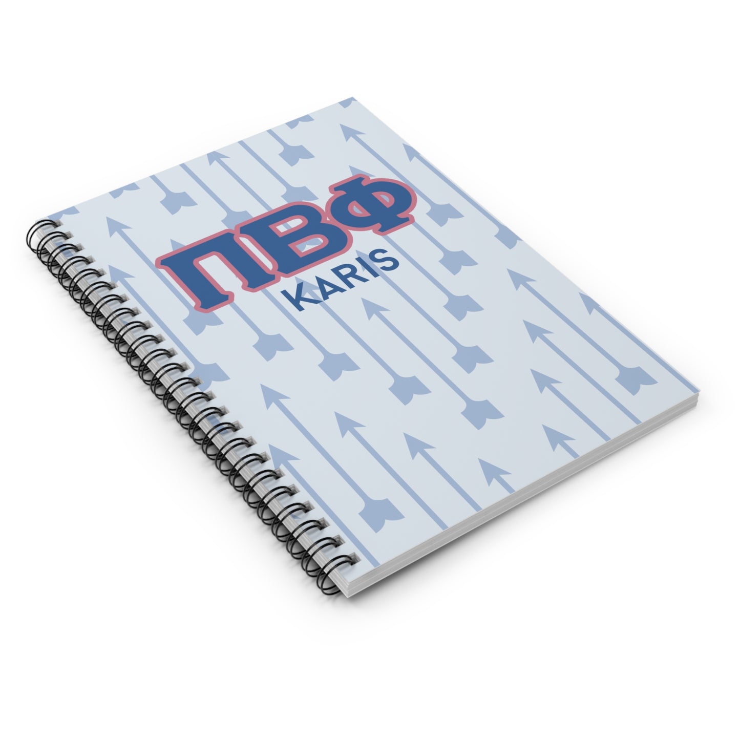 Pi Beta Phi Personalized Arrow Notebook - Ivy Society